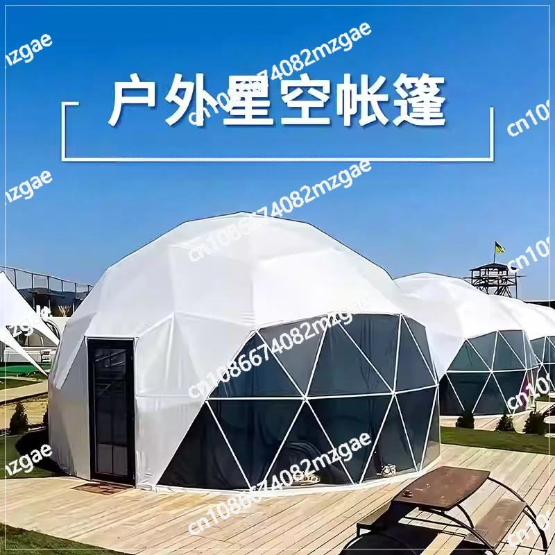 Outdoor Transparent Spherical Tent Campsite Scenic Area Homestay Camping Hotel Tent Factory Catering Exhibitiontent for inflate