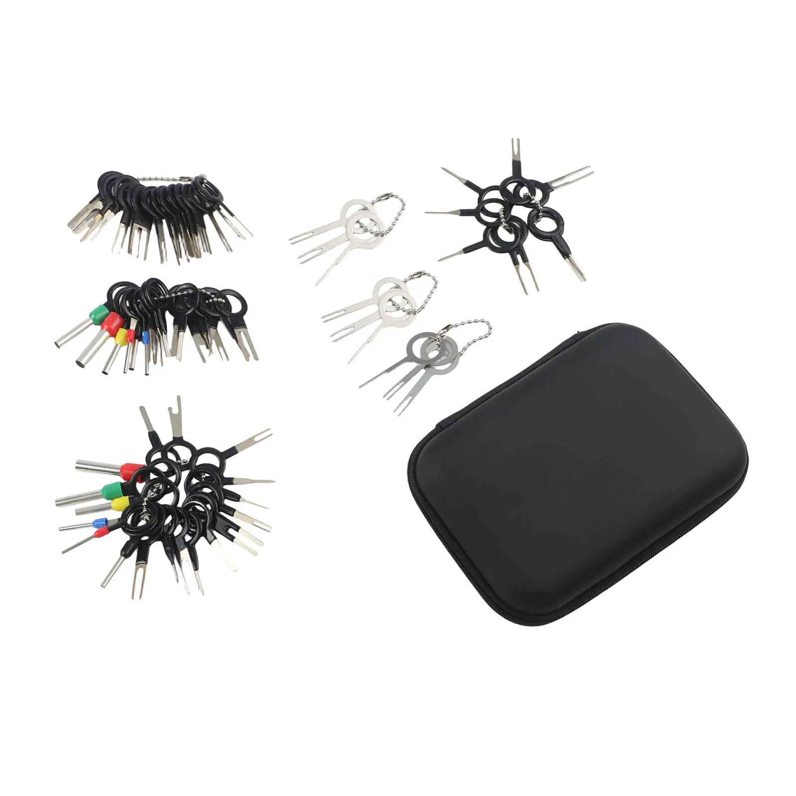 73pcs Car Terminal Removal Kit Box Wire Plug Connector Extractor Puller Release Pin Extractor Set Automotive Repair Tools view 3