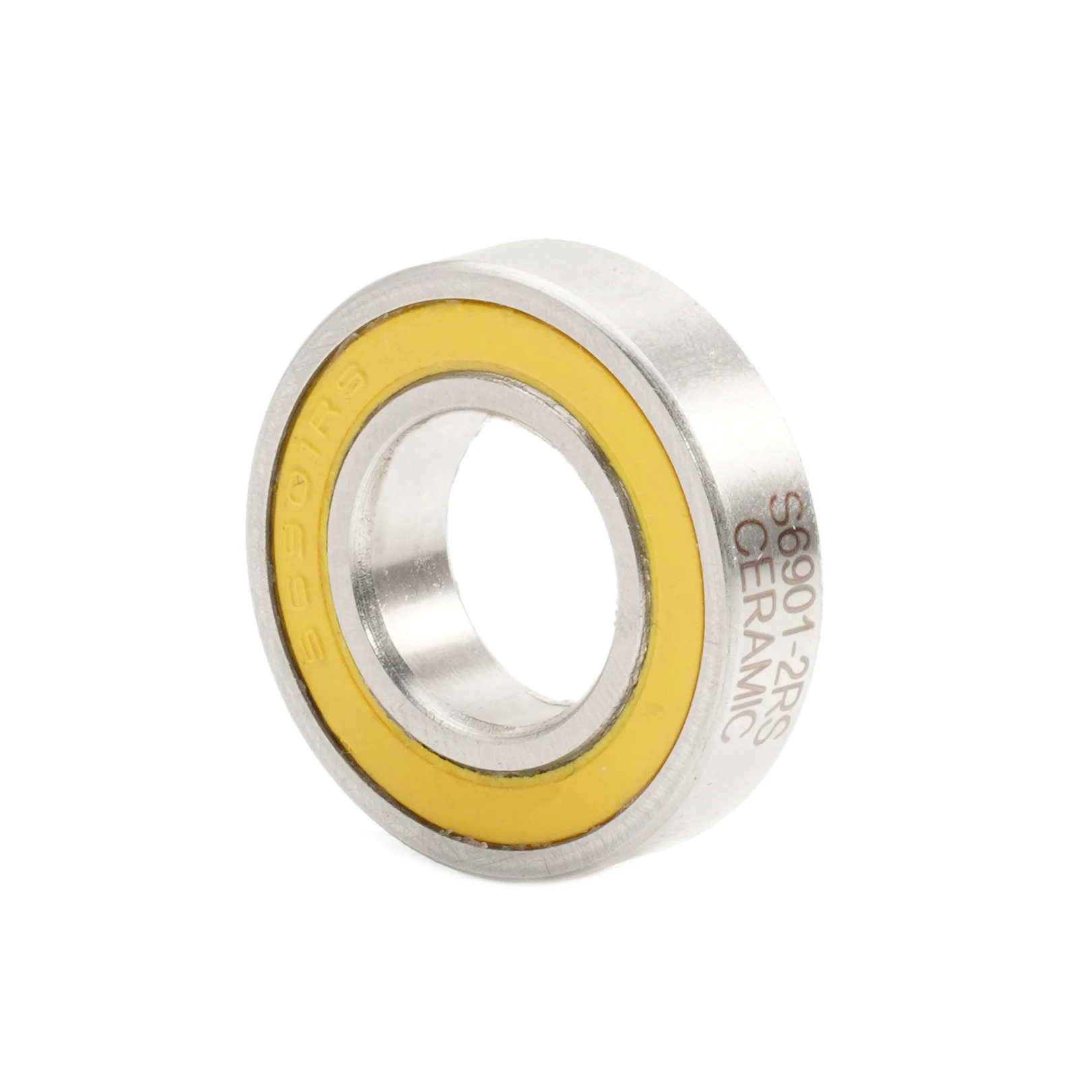 6901-2RS Stainless Bearing 12*24*6 mm ( 1 PC ) ABEC-3 6901 RS Bicycle Hub Front Rear Hubs Wheel 12 24 6 Ceramic Balls Bearings