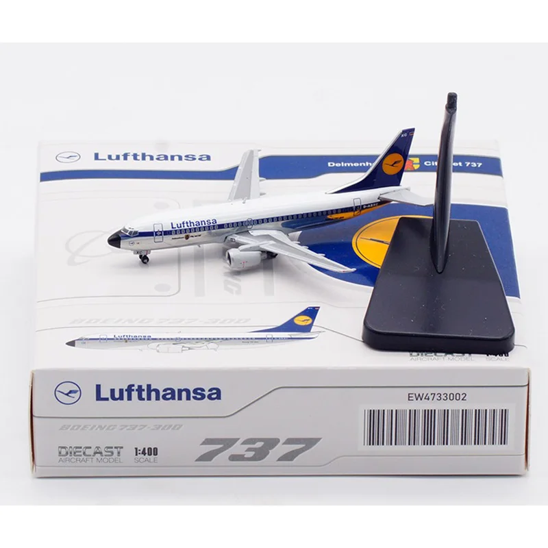 

Diecast 1:400 Scale Lufthansa B737-300 D-ABXC Alloy Aircraft Model Collection Souvenir Display Ornaments