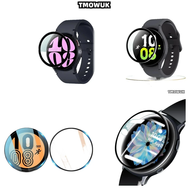 

For Samsung Galaxy Watch 4 5 6 7 Ultra FE PRO 47 44 43mm 40mm, Bubble-Free Application.