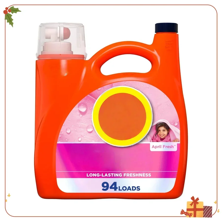 

Миющее средство April Fresh Laundry 132 унции | 94-нагрузка долговечной свежести для всех машин и прочных пятен