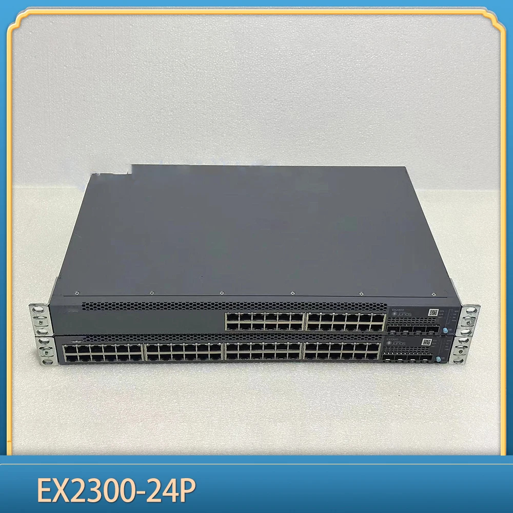 1pcs For Juniper EX2300-24P 24-port Gigabit POE Power Supply 4-port 10G SFP+ 10Gigabit Switch