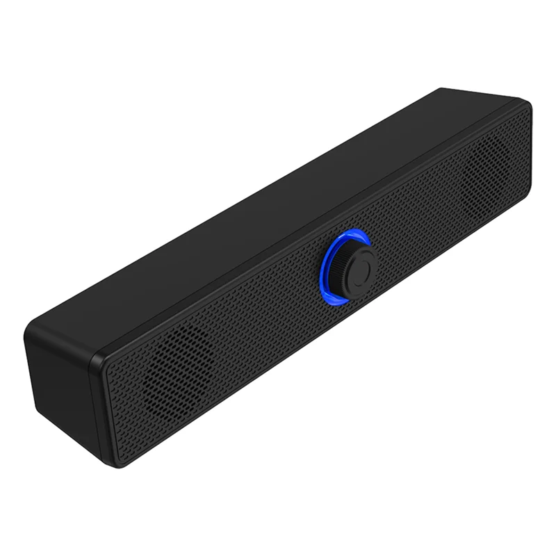 USB Powered Soundbar Bluetooth 5.0 Speaker 4D Surround Stereo Bass Subwoofer Sound Bar for Laptop PC Home Theater