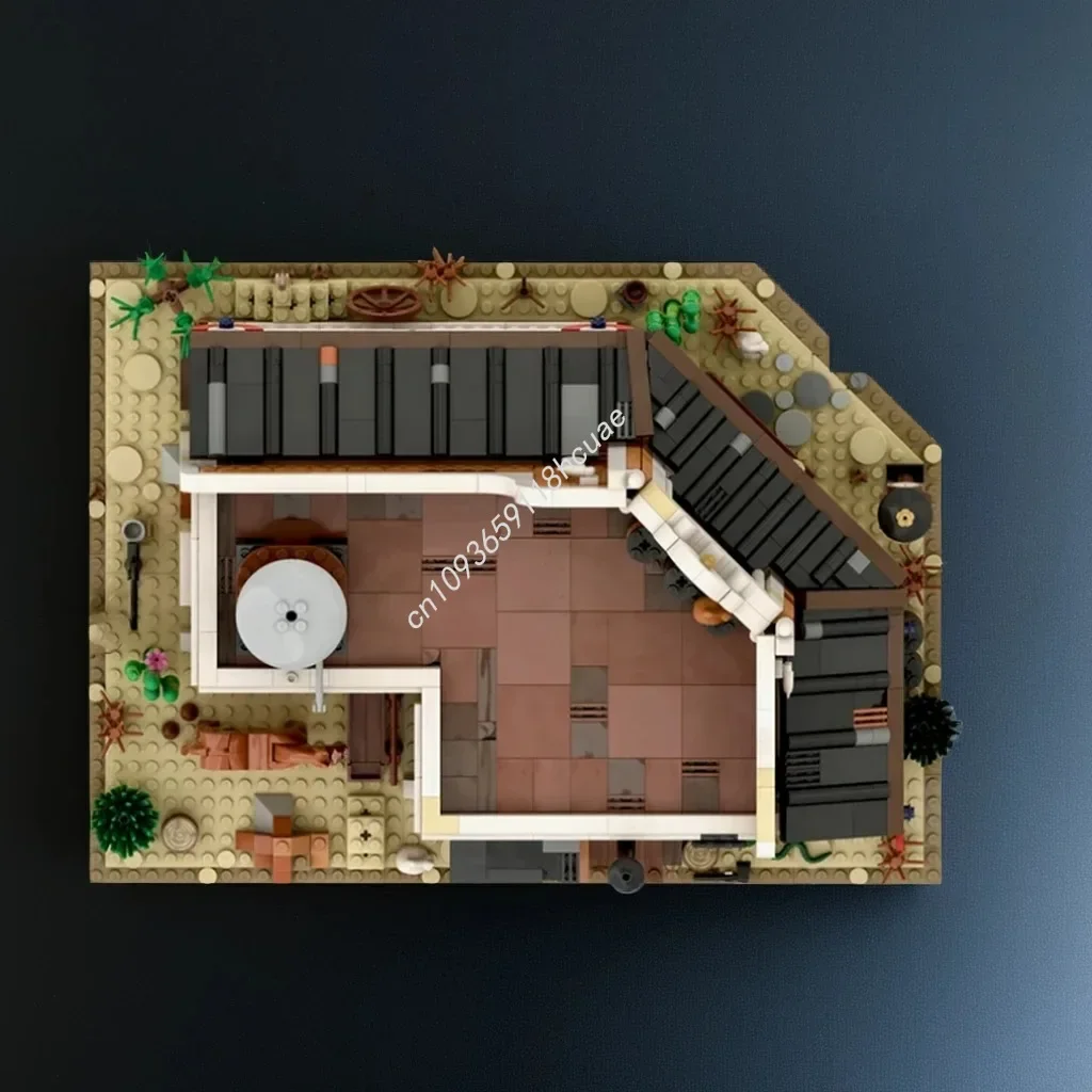 

1832 детали MOC: Конструктор «Кабинет доктора» в стиле Дикого Запада, Рождественский подарок для детей, игрушка на день рождения