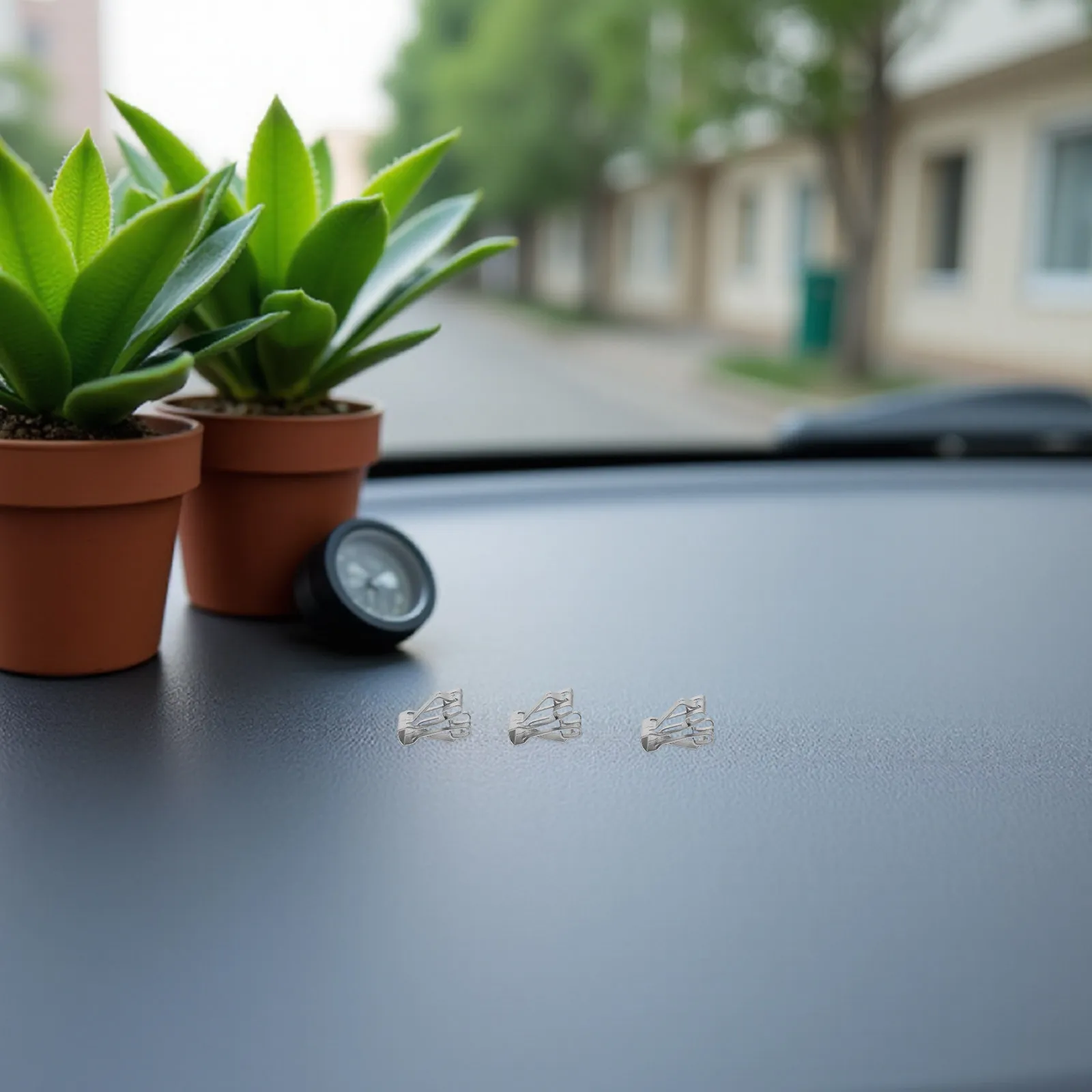50Pcs Auto Dashboard Trim Clips Metal Panel Retainer Fasteners Compatible Front Console Interior Repair Mounting Hardware