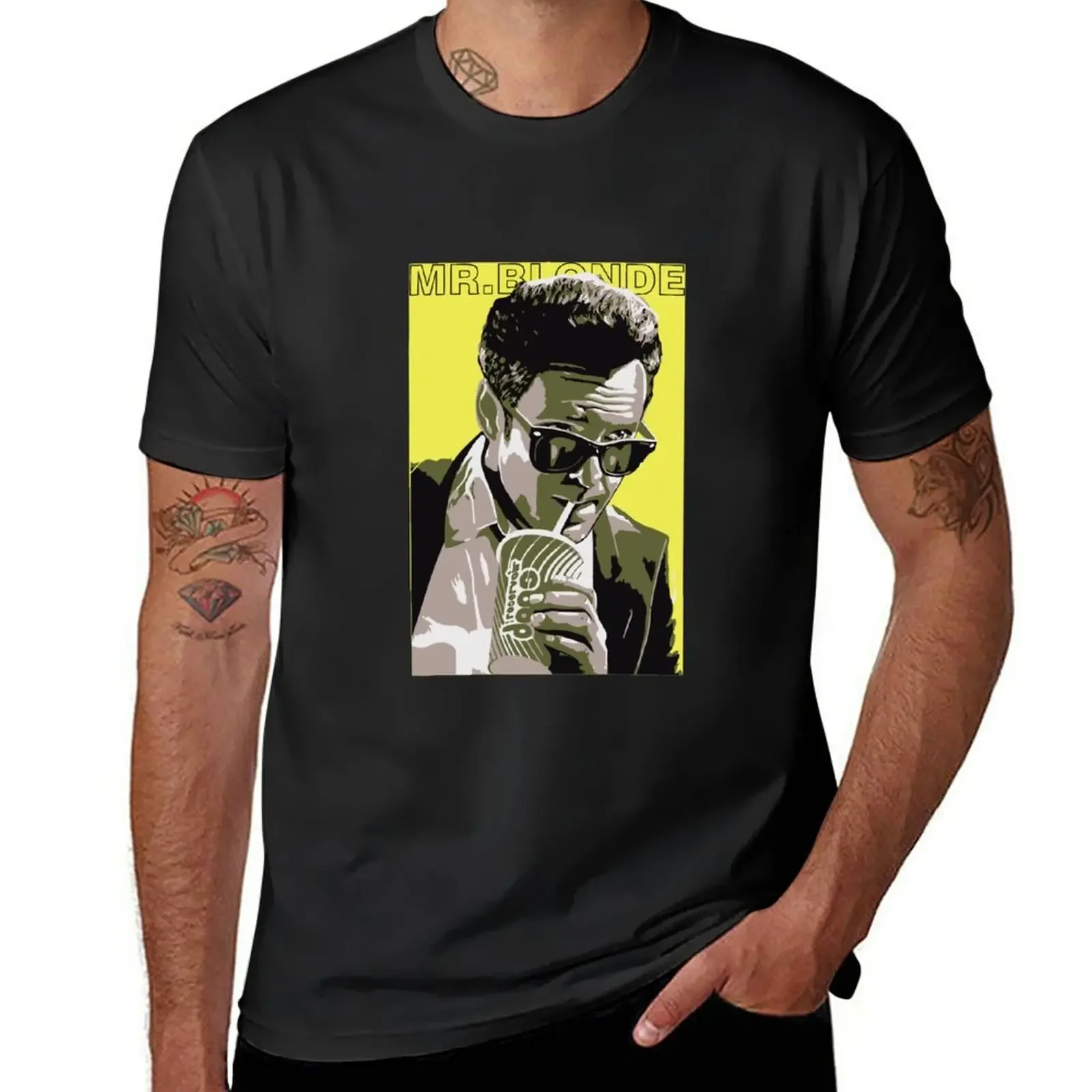 reservoir dogs mr blonde T-Shirt blanks quick-drying hippie clothes mens big and tall t shirts