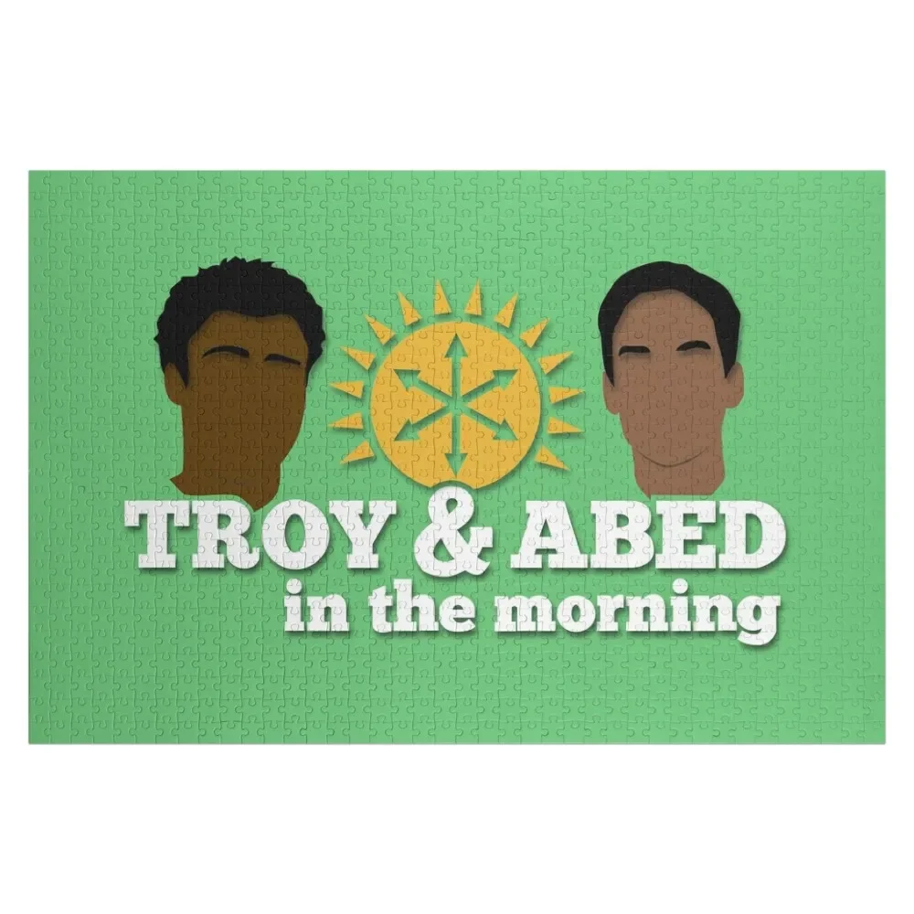 

Community Troy and Abed in the morning Jigsaw Puzzle Christmas Toys Customizable Gift Puzzle