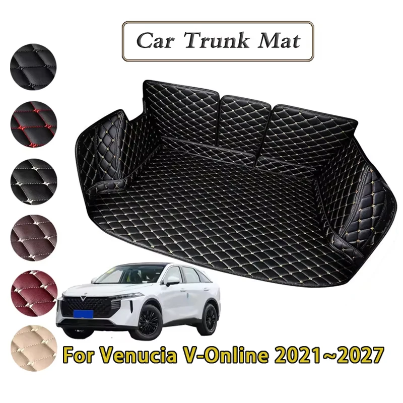

Car Trunk Mats For Venucia V-Online Da-V Big V Grand V 2021~2027 Dirt-resistant Fully Mats Rear Cargo Tray Auto Accessories