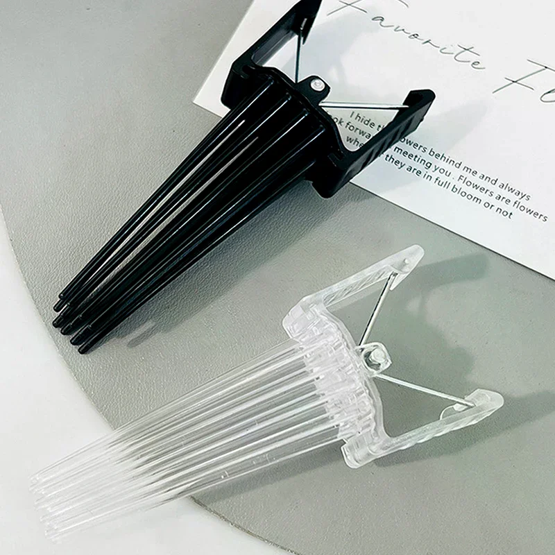 جديد بسيط رقيق دبوس الشعر الشباك جذور عالية الطبيعية رقيق مشبك شعر النساء مموج الشعر مموج الشعر تصفيف الشعر رقيق أداة مشط