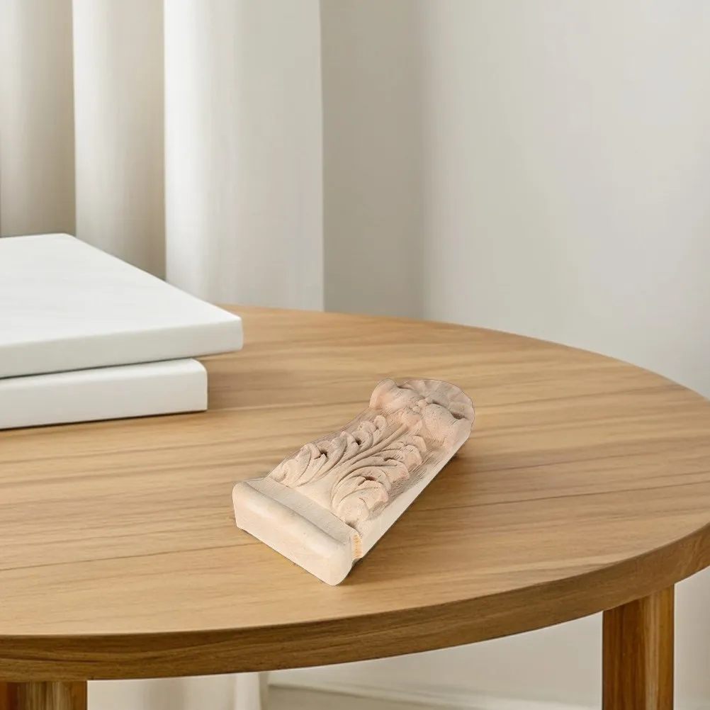 

2 шт. Декоративные деревянные консоли ручной работы из массива дерева, резные накладки-аппликации для мебели, угловые элементы, в стиле рустик и модерн