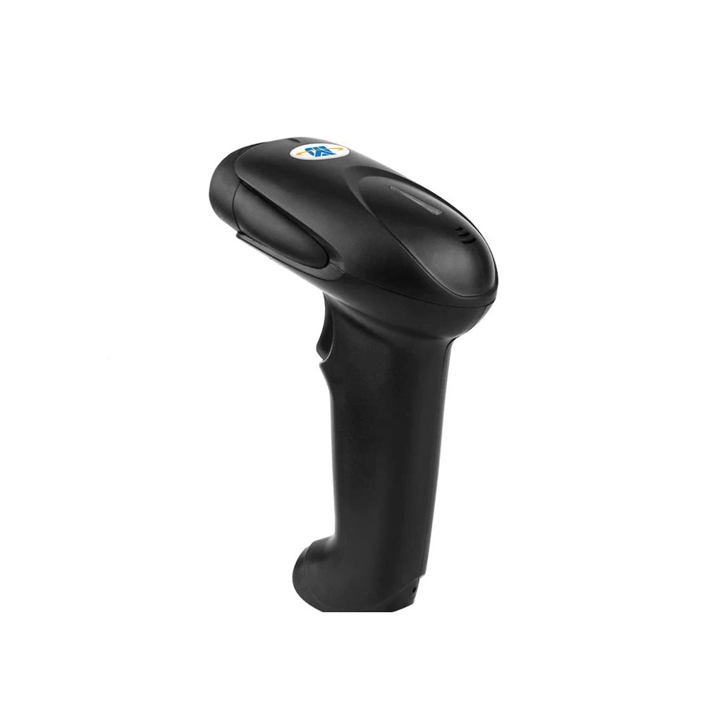 Wired or Wireless Laser 1D Barcode Scanner Handheld Barcode Scanner for Supermarket Store with USB RS232 Interface