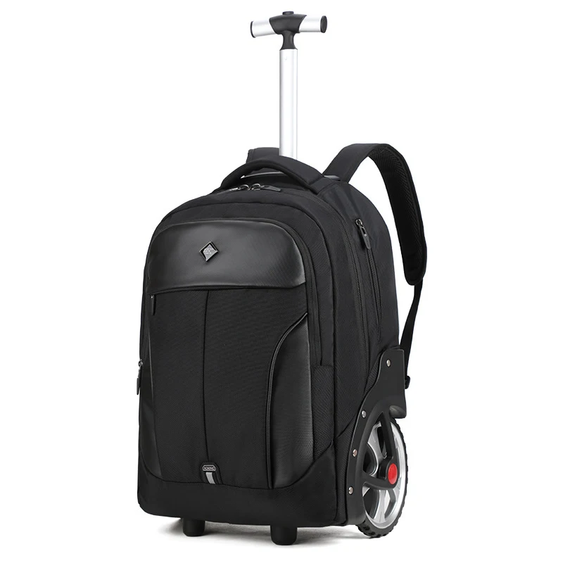 

20 inch Men Travel Trolley bag Rolling Luggage Bag Wheeled Backpack for Business Cabin carry on laptop Backpacks With wheels