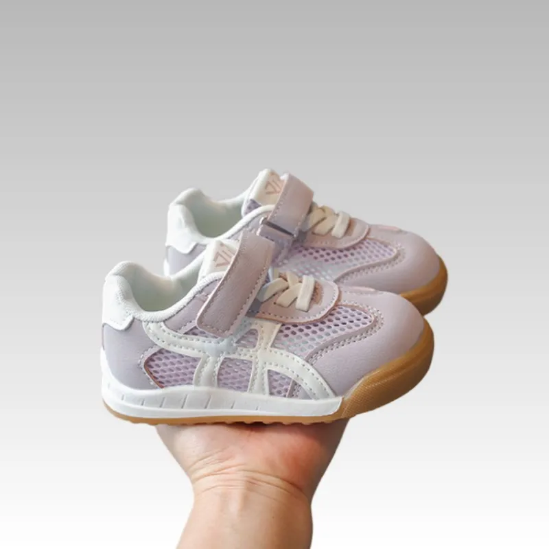 

Girls' College Casual Sports Shoes Summer Autumn 2026 New Breathable Lightweight Walking Shoes Boys Board Shoes Purple 21-30