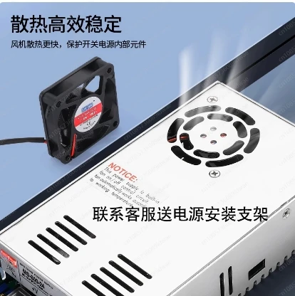 4000W Adjustable Switching Power Supply 12V 24V 36V 48V 60V 80V 110V 300V 60A 200A 300A 125A CC/CV Adjustable 4000w Display