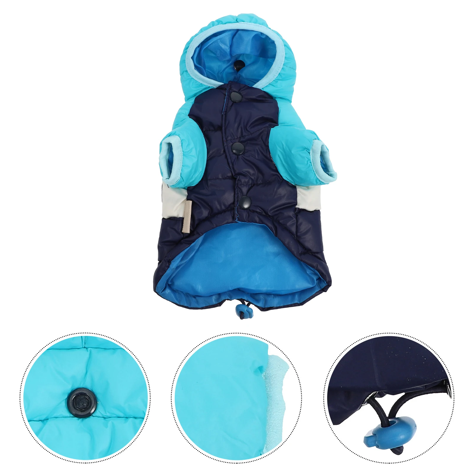 

Down Cotton Vest Dog Costume Pet Accessory Winter The Outfit Decorative Clothes Man Sweater