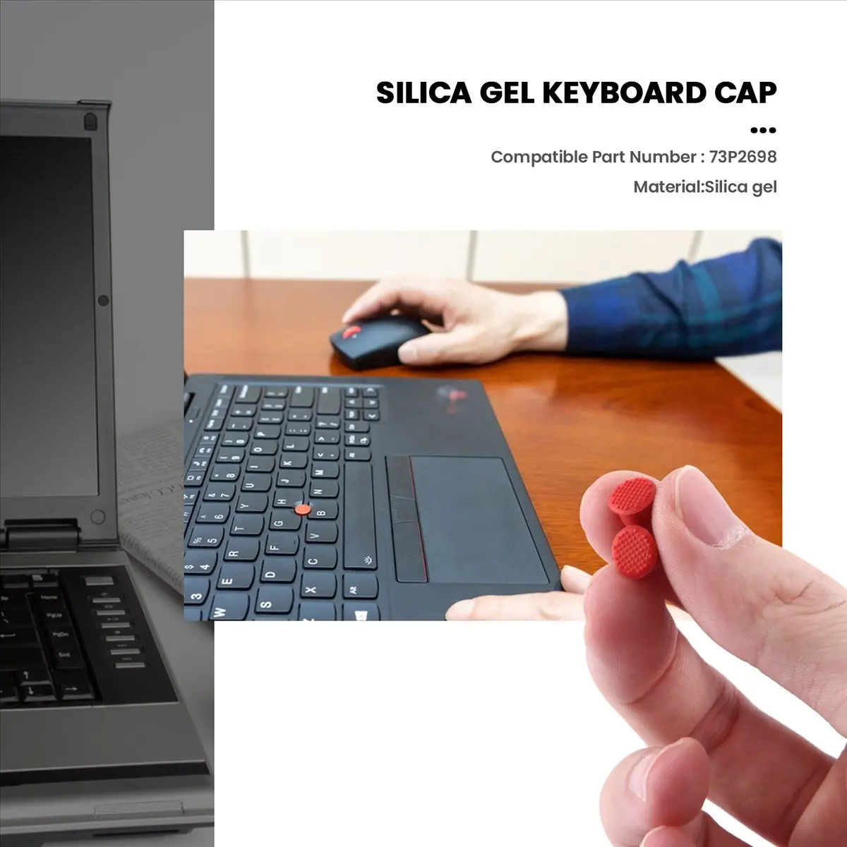 (Big Hole) 3x Laptop TrackPoint Red Cap Collection for /-DTD2