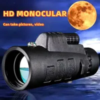 40x60 HD Powerful Portable Monocular Telescope BAK4 Prism for Outdoor Travel Camping,Hiking,Hunting,Bird watching, Holiday Gifts