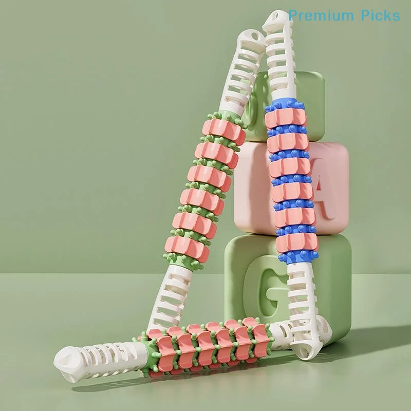 portableYoga Massage Stick with Effective Wolf Teeth Design for Post-Exercise Muscle Comfort