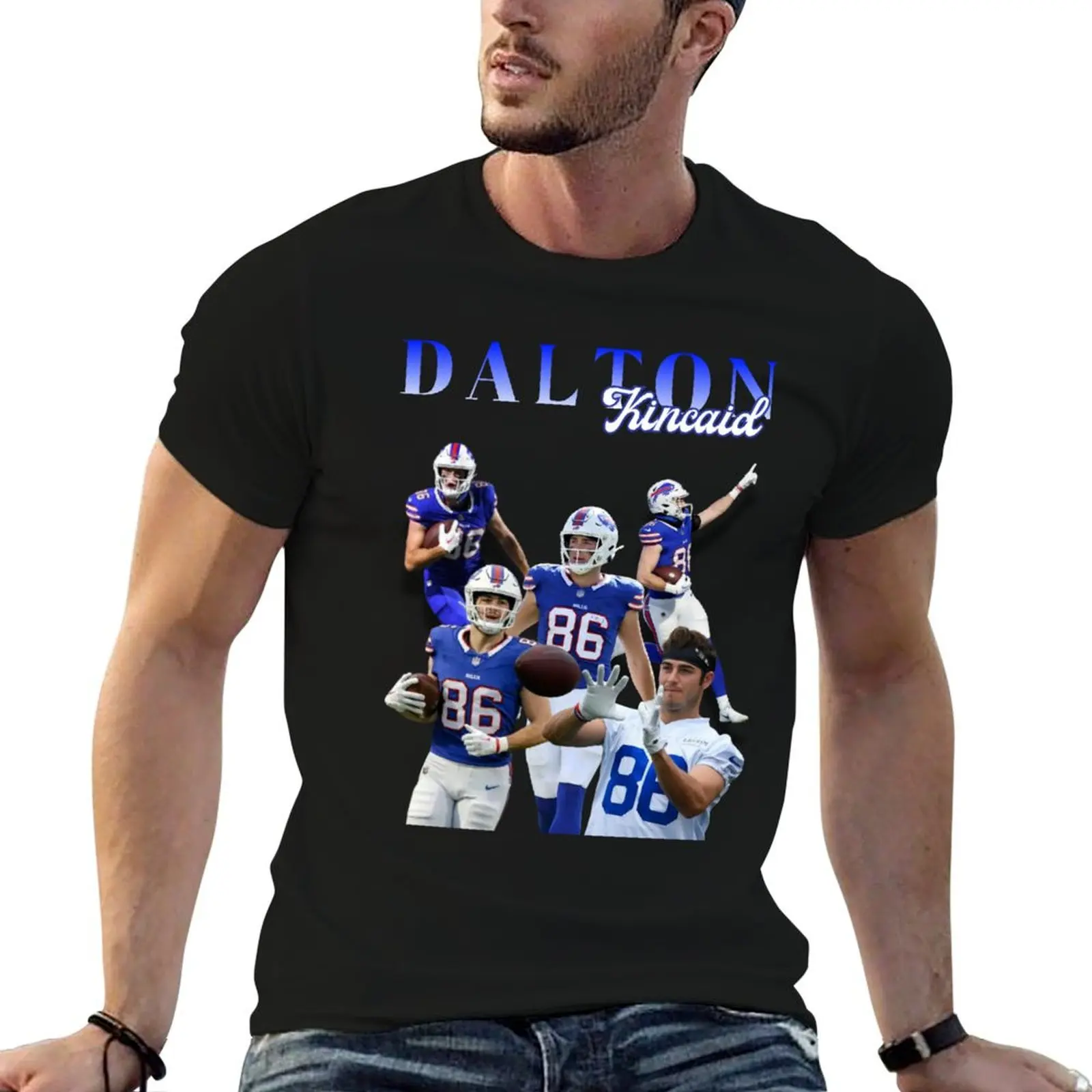 

Dalton Kincaid T-Shirt t shirts for man graphic tees black cotton t-shirt plain for man package T-Shirt