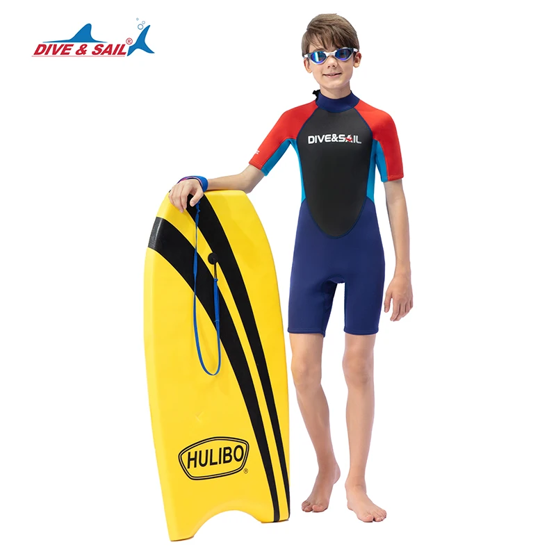 Kids Wetsuit 3mm Neoprene Full Body - Thermal Swim Suit For Cold Water Activities