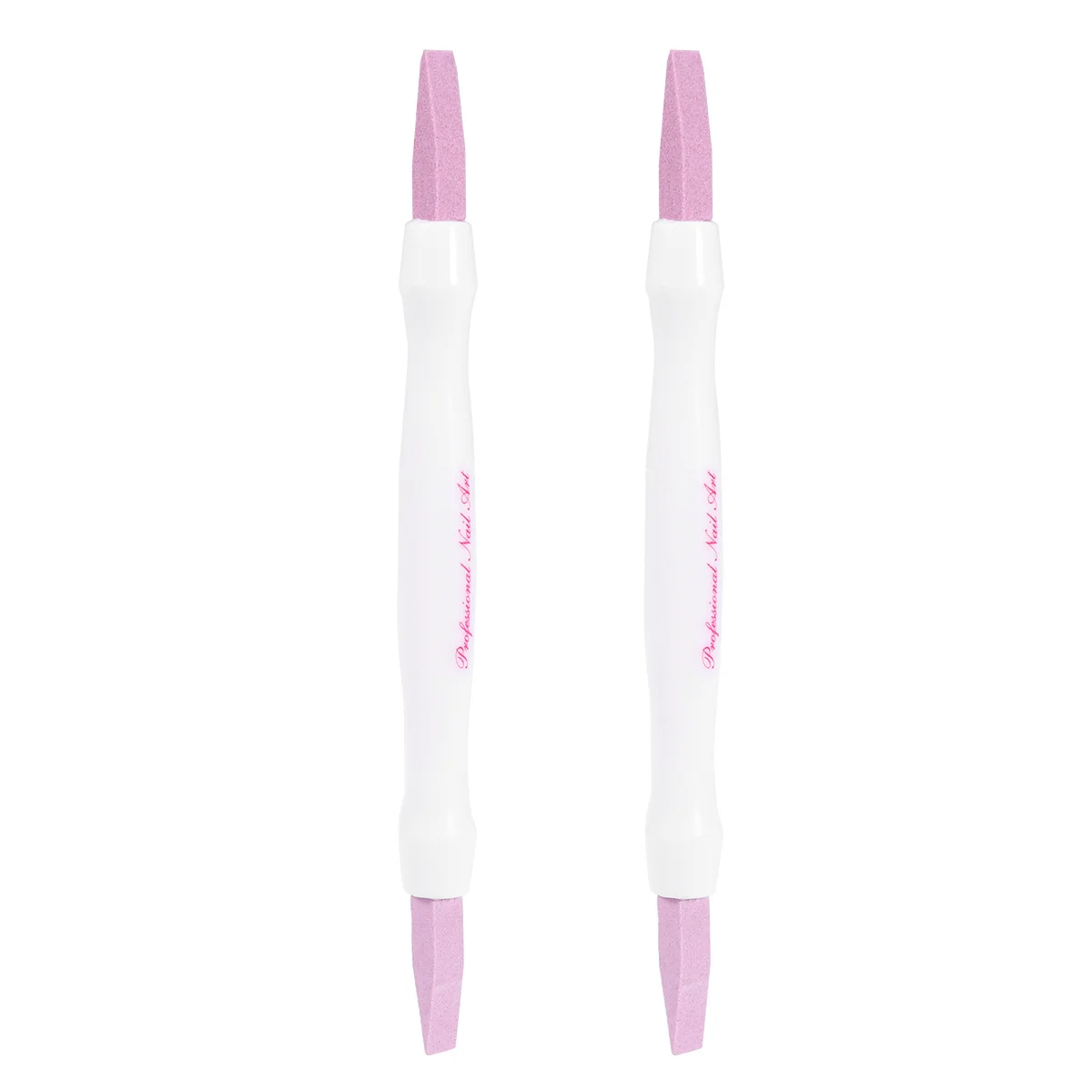 2 قطعة مزدوجة نهاية ملف الأظافر أداة العناية مانيكير إزالة الجلد الميت تلميع القلم مسمار التلميع عصا دائم المحمولة #4