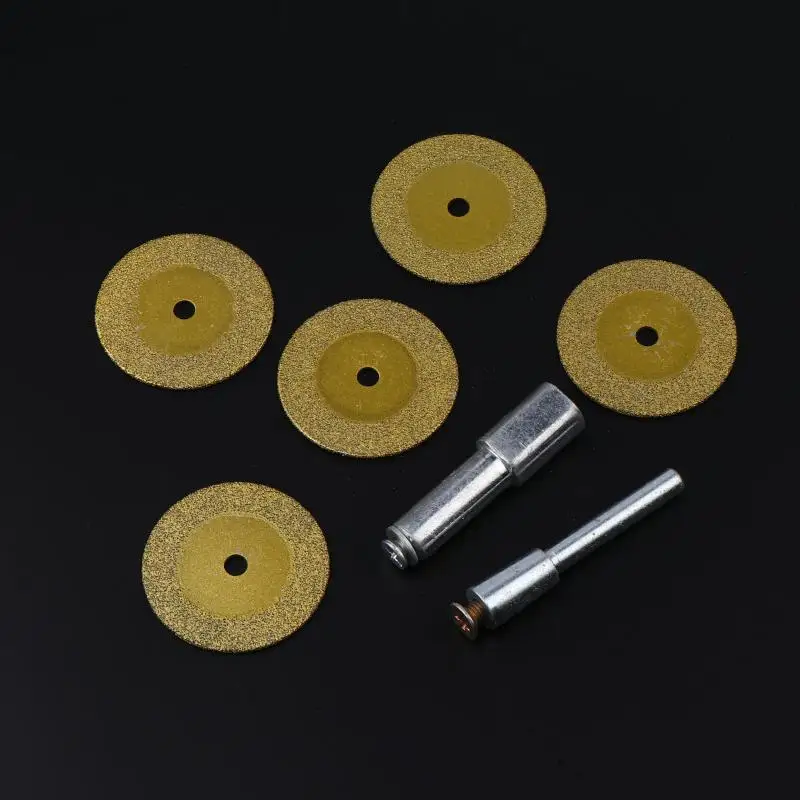 5/6Pcs 40MM Mini Cutting Disc For Marble AndJade Cutting Accessories Diamond Grinding Wheel Circular Saw Blade