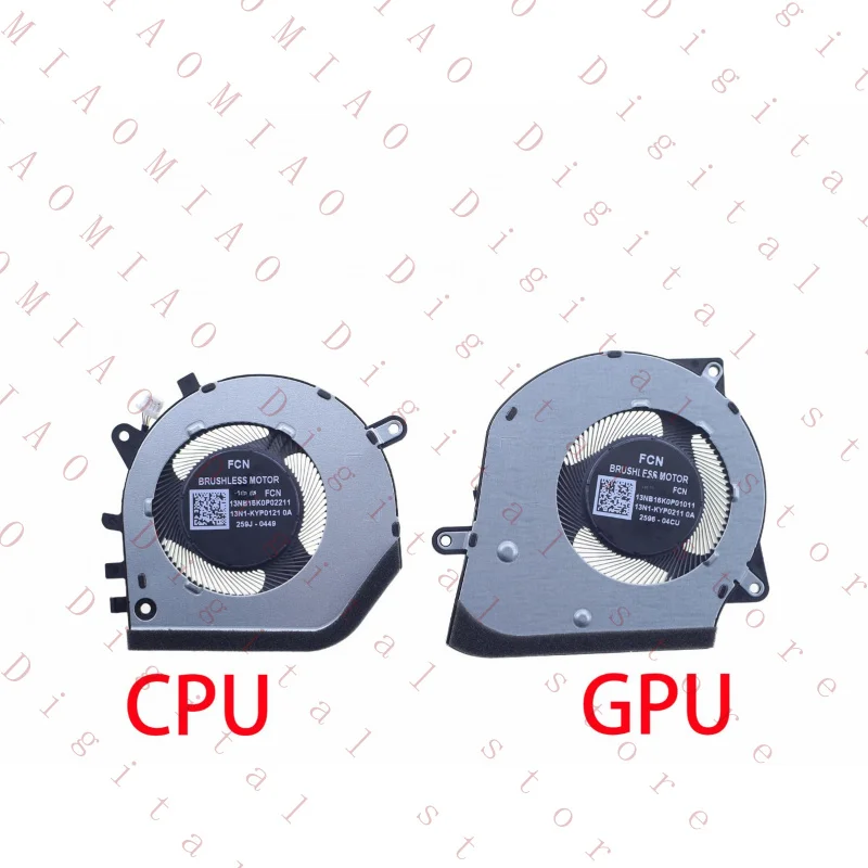 RM   Laptop CPU GPU Cooling Fan for ASUS Vivobook 16 V3607 V3607V V3607VJ