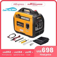Mxr 3500W Quiet Generator Portable Solar Power Station Gasoline Power Generator Inverter 58dB Gasoline Power 8.3h