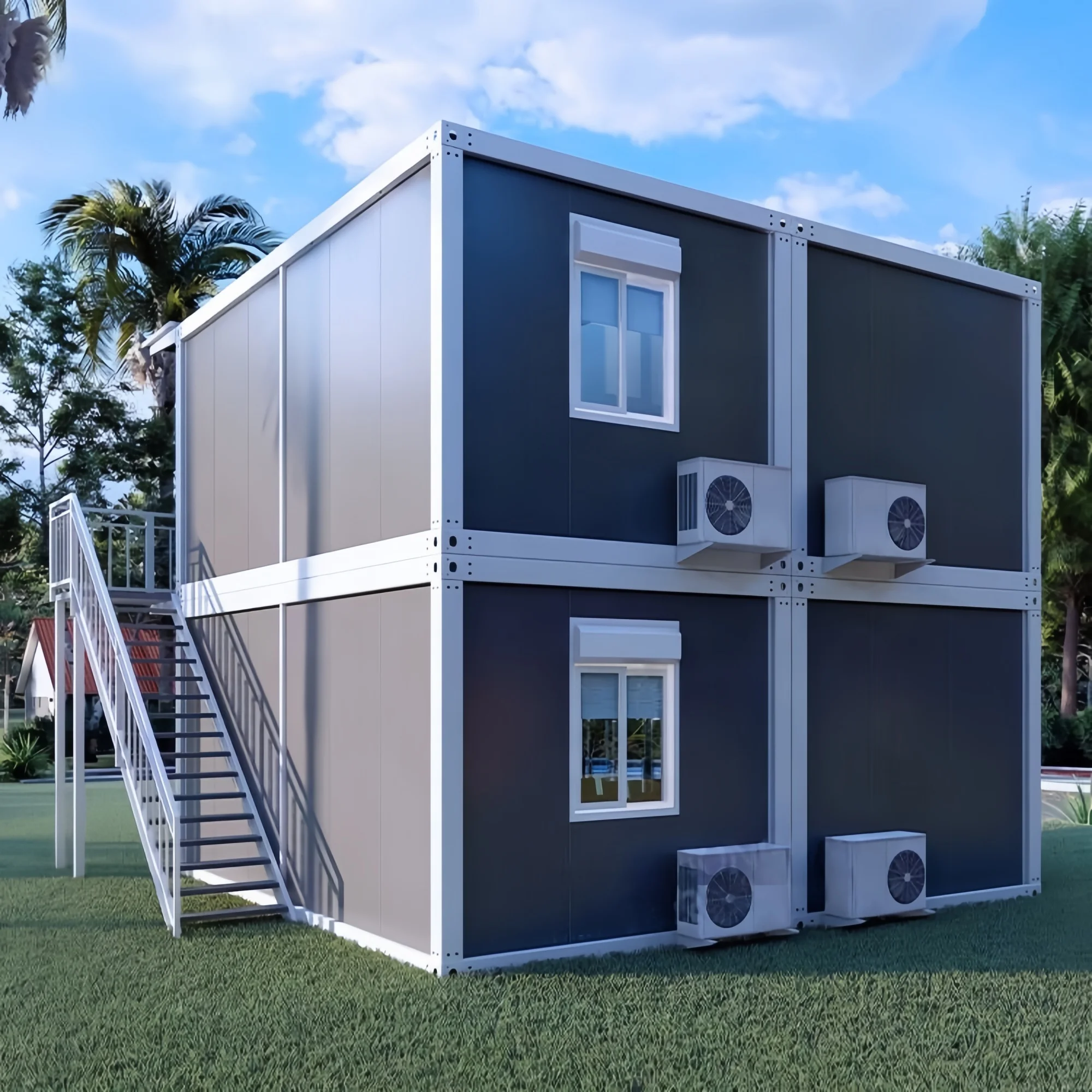 Manufacturer Supply Steel Structure Prefabricated Movable Prefab Portable Container House 20Ft Expandable Modular Small Homes