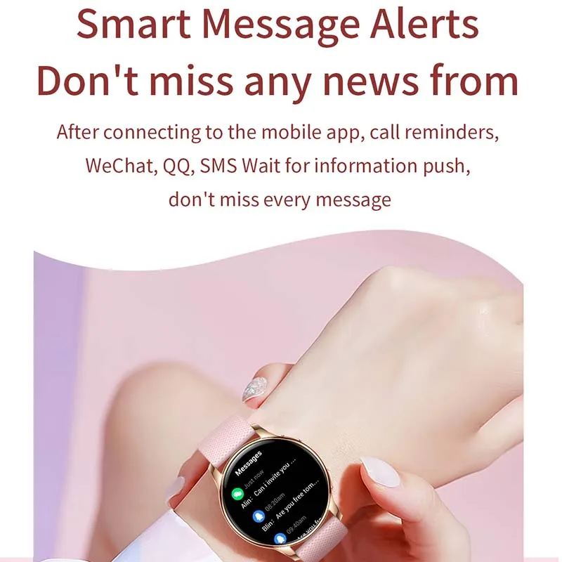 2024 New Women\'s Smartwatch 1.32inch 466*466 AMOLED HD Screen Bluetooth Call Motion tracking IP68 Waterproof Women\'s Smartwatch