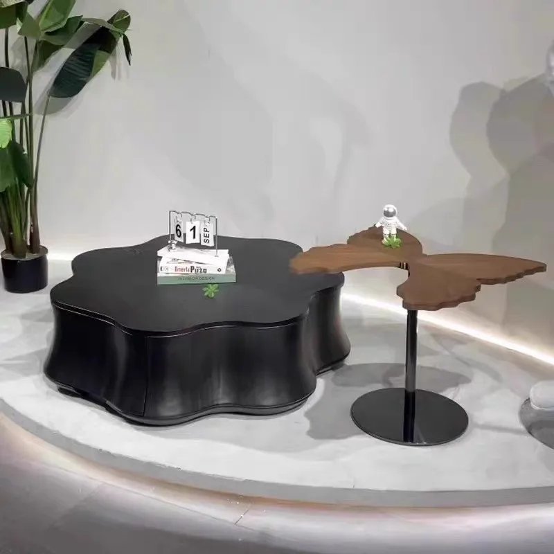 

Italian minimalist cloud coffee table living room plum blossom coffee table small apartment