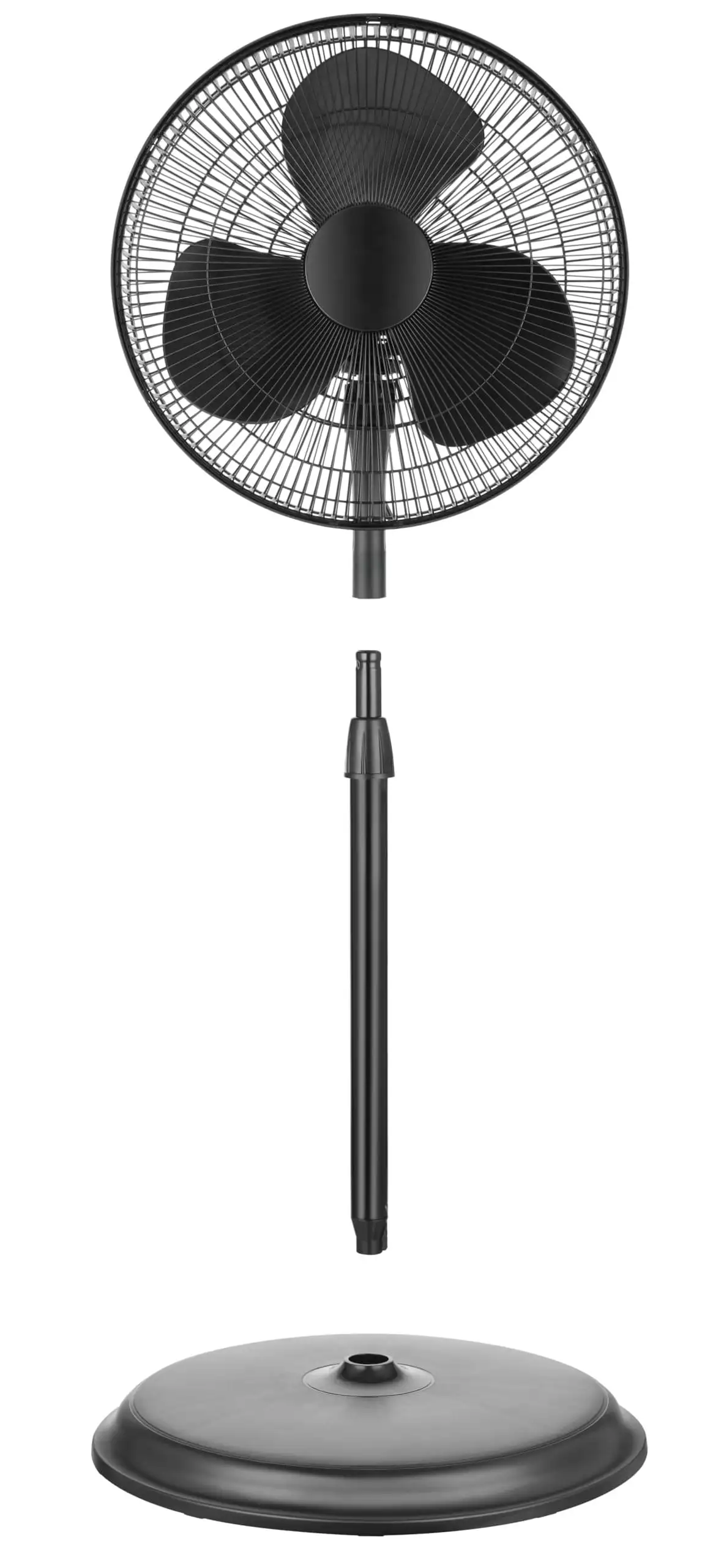 Pelonis 16 "3-Speed Oscillerende Voetstukventilator, FS40-19MB, Nieuw, Zwart