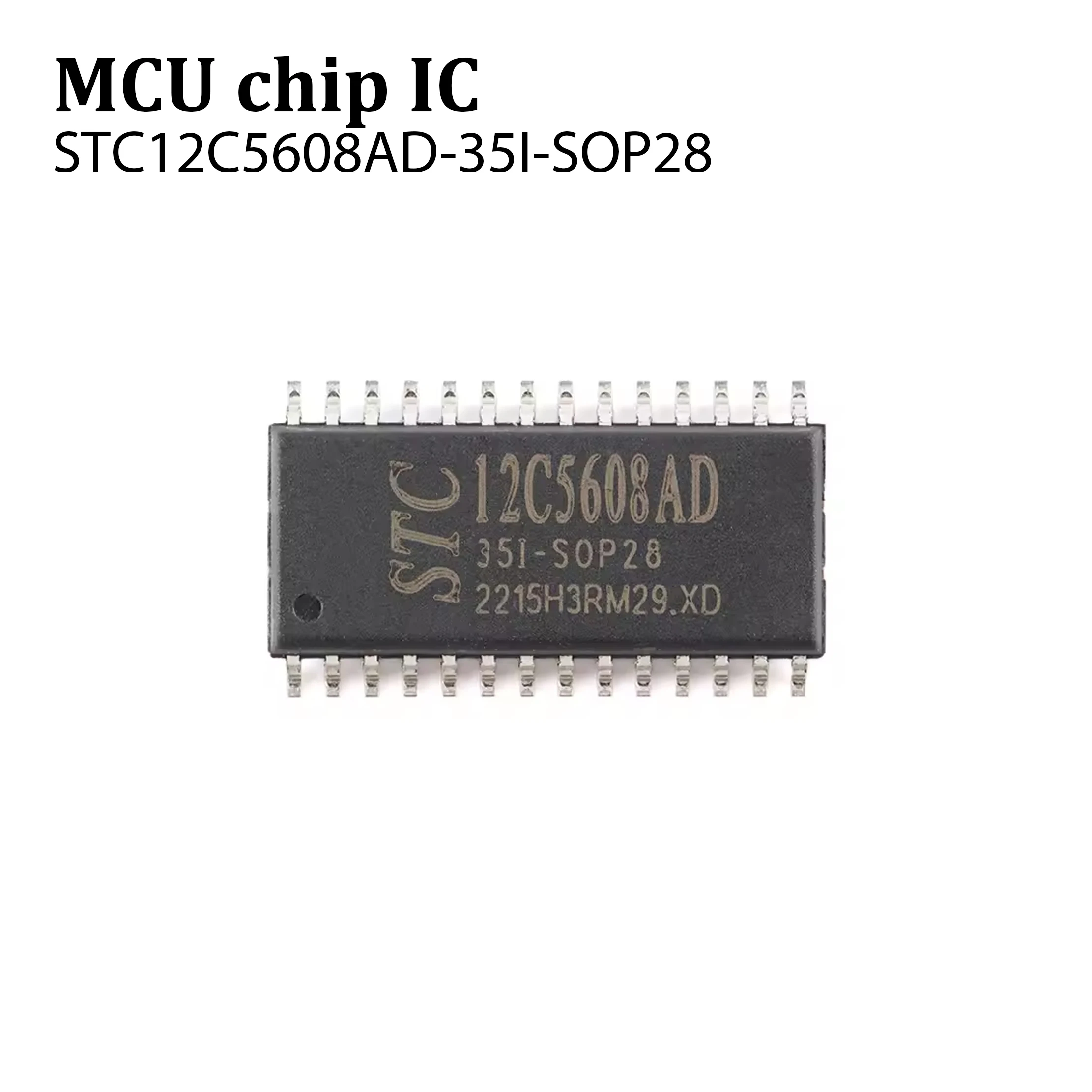 2 قطعة أصلية أصلية ، رقاقة متحكم STC12C5608AD-35I-SOP28G #2