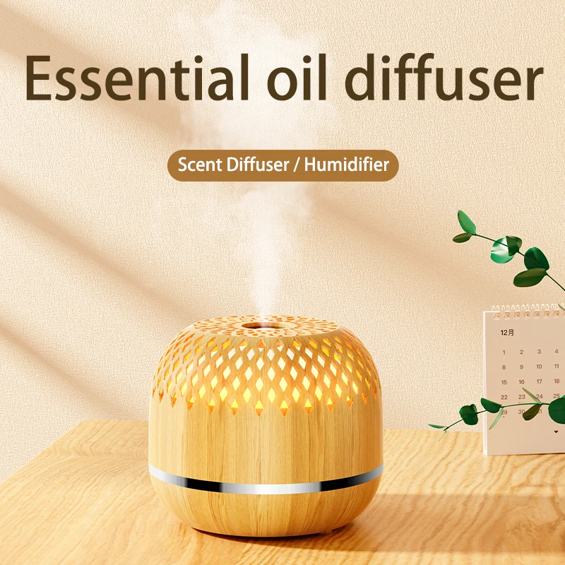 

1pcs 300ml Air Humidifier Ultrasonic Cool Mist Humidifier with 7 Color Lights Quiet Operation Essential Oil Diffuser Auto Shut-O