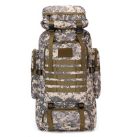 Outdoor Camouflage Backpack Men Large Capacity Waterproof Outdoor Oxford Backpack Travel Backpack for Men Hiking Bag 80L