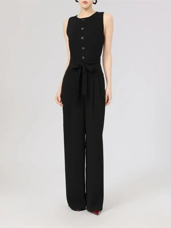 

Amai Spring 2026 New Faionable Slimming Svel One-Piece Wide Leg Pants High Waist Long Pants Commute Sle 7%-80% P...