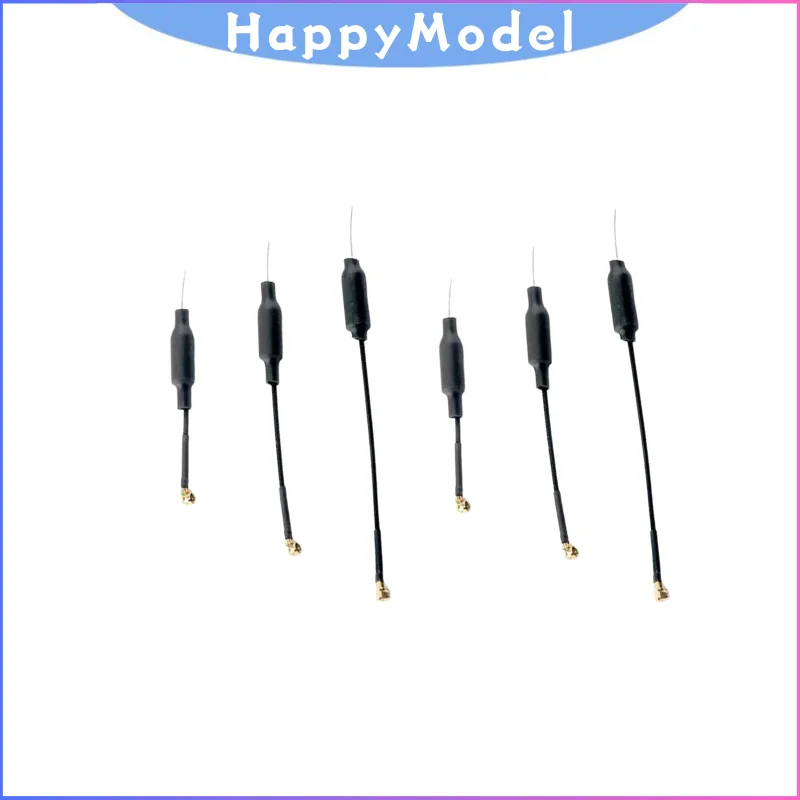 

5 шт. линейная дипольная дипольная антенна HappyModel 5,8G 2dbi Nano, UFL, 47 мм/60 мм/75 мм, для Mobula7/1S HD/Mobula8 FPV Tinywhoops