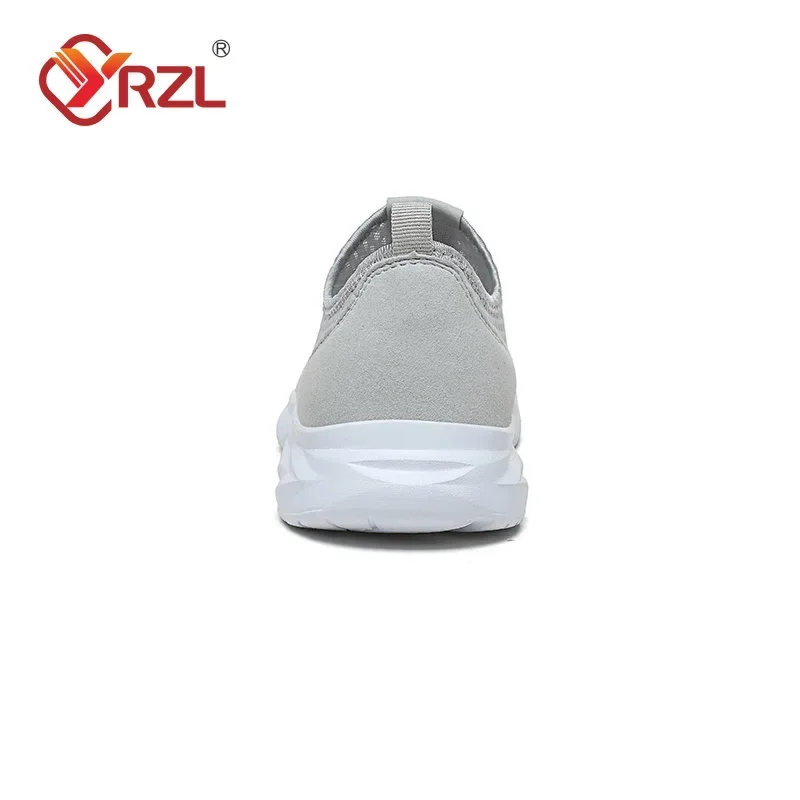 YRZL-Baskets en maille respirante pour hommes, chaussures décontractées pour hommes, extérieur, antidérapant, grande taille, mocassins, marche,