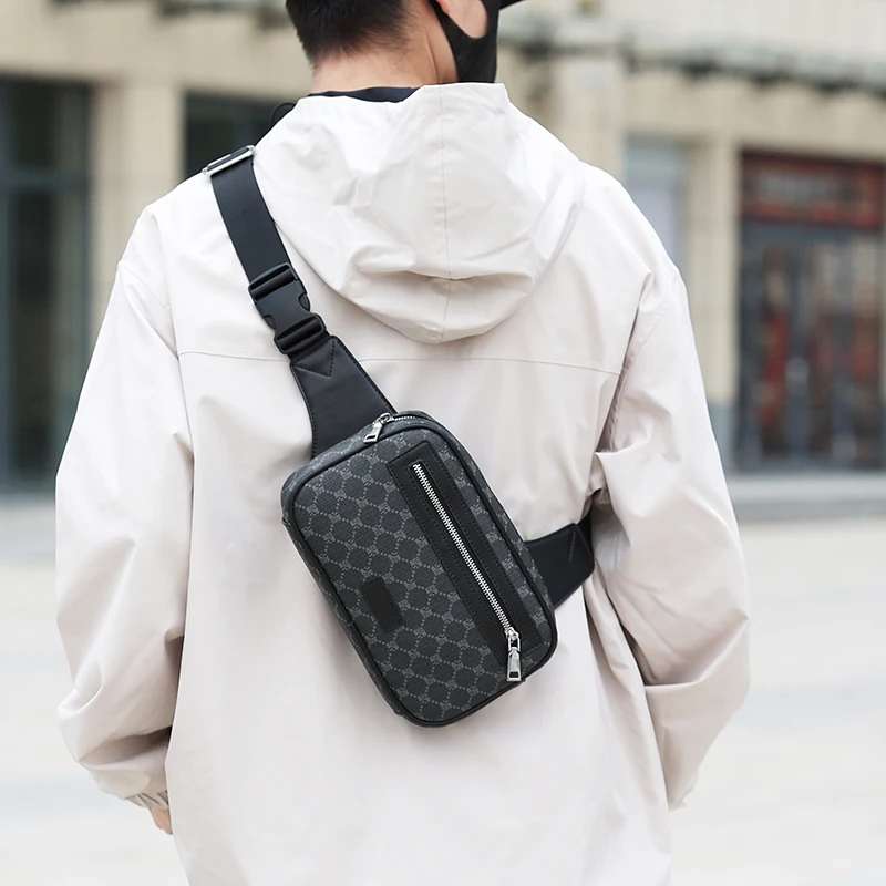 Bolsos de pecho de marca de lujo para hombres, bolso cruzado, paquete de cabestrillo, paquete de pecho deportivo para mujeres, bolsos de cintura multifunción, bolso de hombro corto