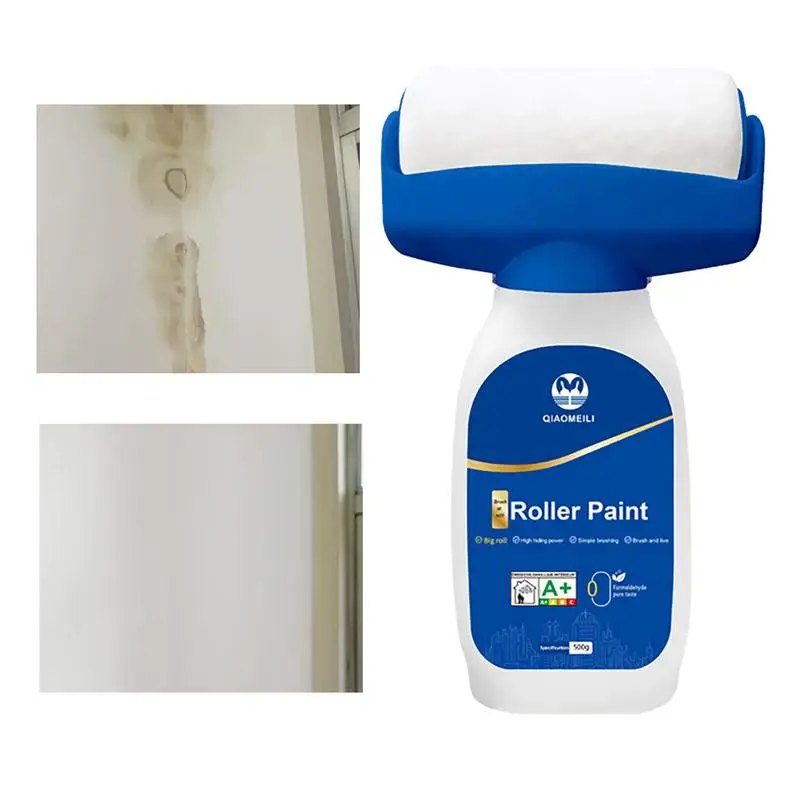 

Wall Repair Paint 2 In 1 Wall Refinish Paint Roller Brush Wall Repair Tool For Ceramic Tile Pottery Porcelain Walls Ceilings