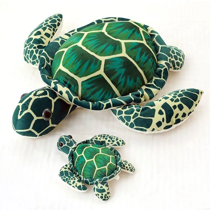 95AE Big Sea for Turtle Plush Tortoise for Doll Cushion Soft PP Cotton Stuffed Animal Pillow Christmas Gifts for Kids