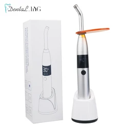 Dental Curing LED Lamp Wireless 1 Second Cure Light 1000-4000mw/cm² Dentistry Equipment