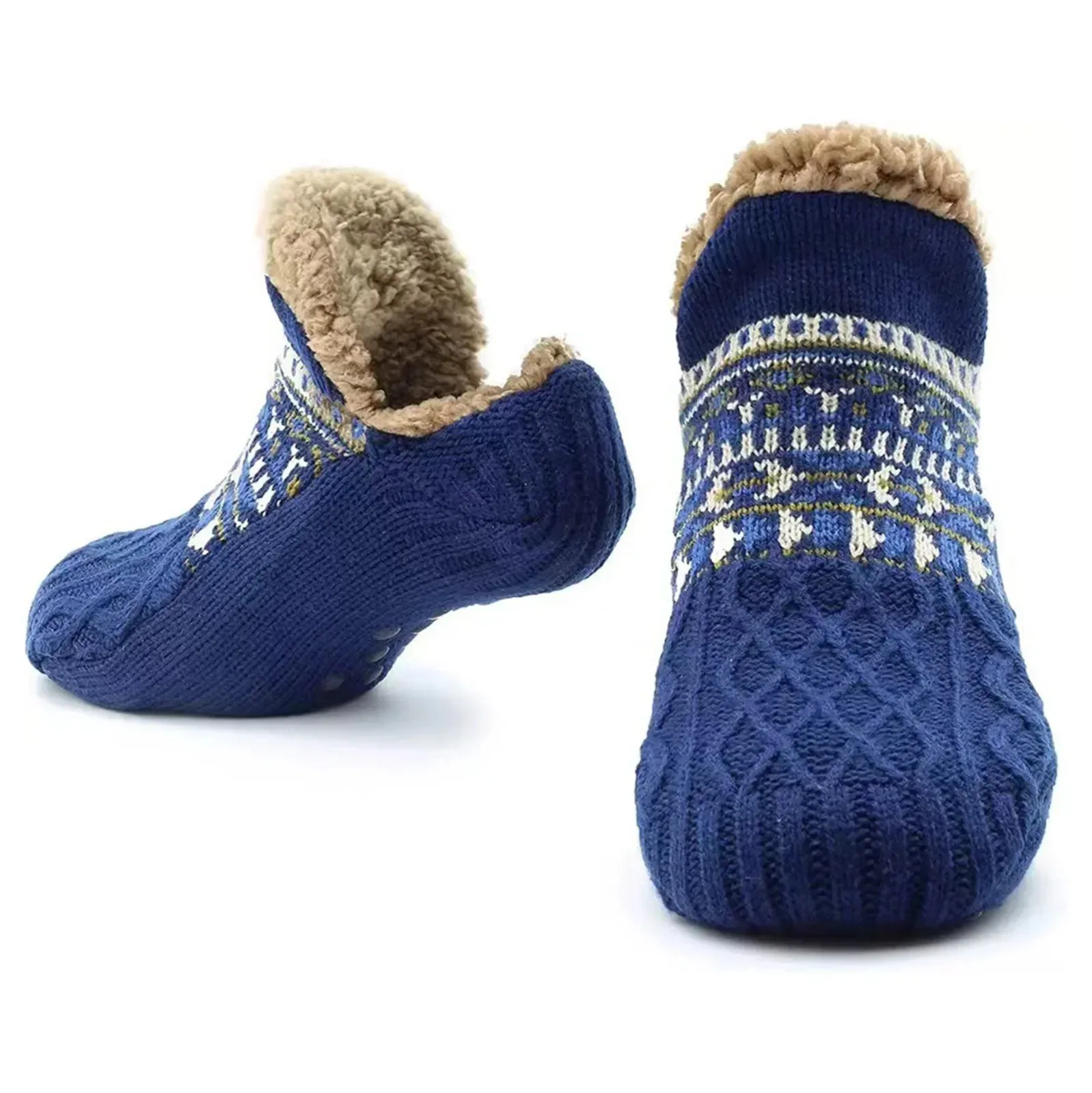 Super Warme Winter Antislip Vloersokken Dames Heren Sneeuwsokken Slaaptapijt Sokken Slippers Sokken Dames Fluwelen Laars Unsiex Homewear