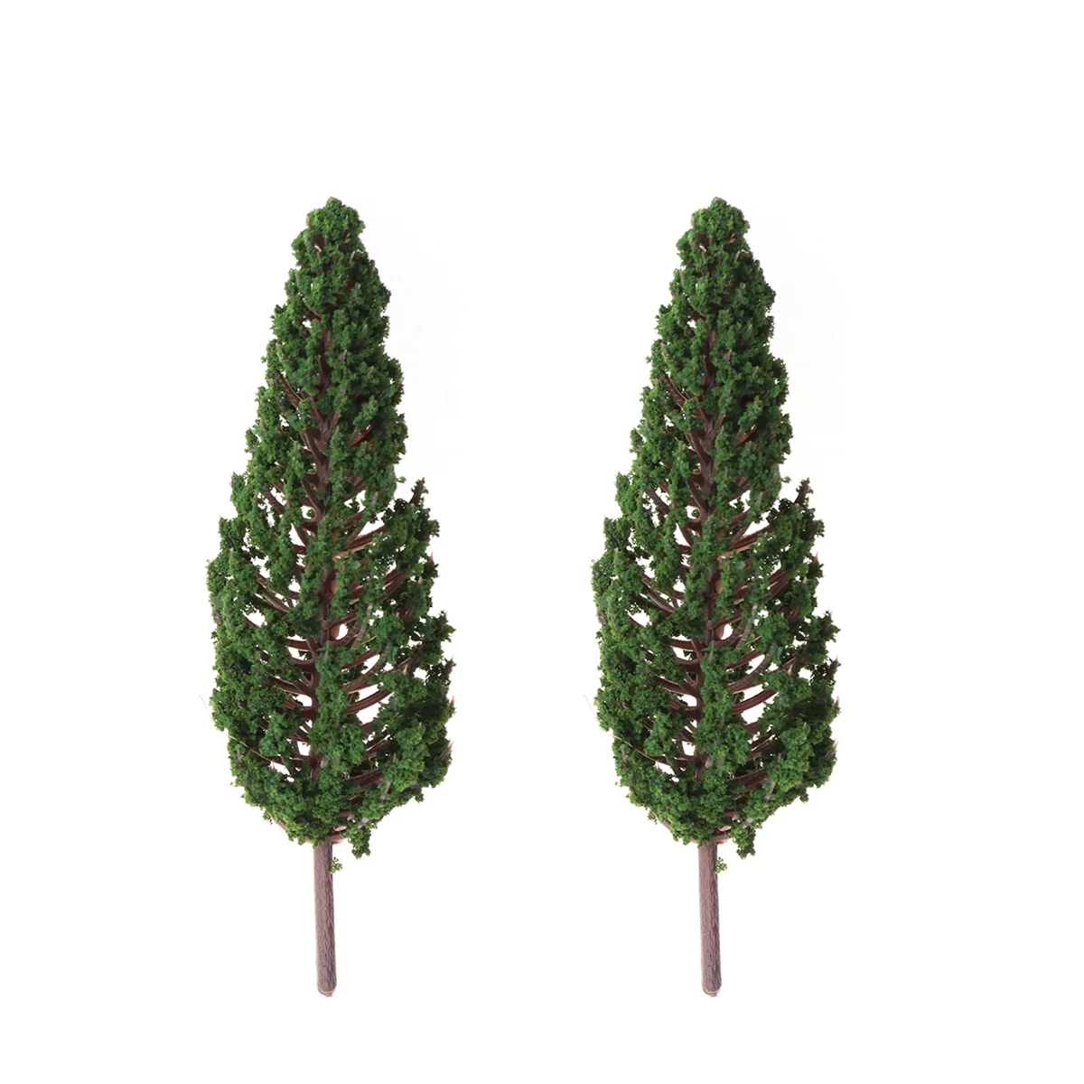 10pcs Model Trees Park Street Diorama Scenery Layout Miniature Landscape Scenery (11cm) mini trees plastic model trees