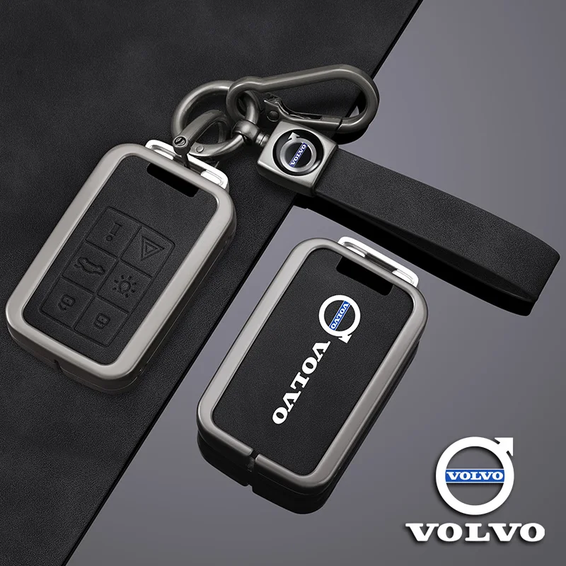 Zinc Alloy Car Remote Key Case Shell Cover Shell Holder Protector For Volvo S60 S80 V60 XC60 XC70 S60L S80L V40 XC90 Accessories