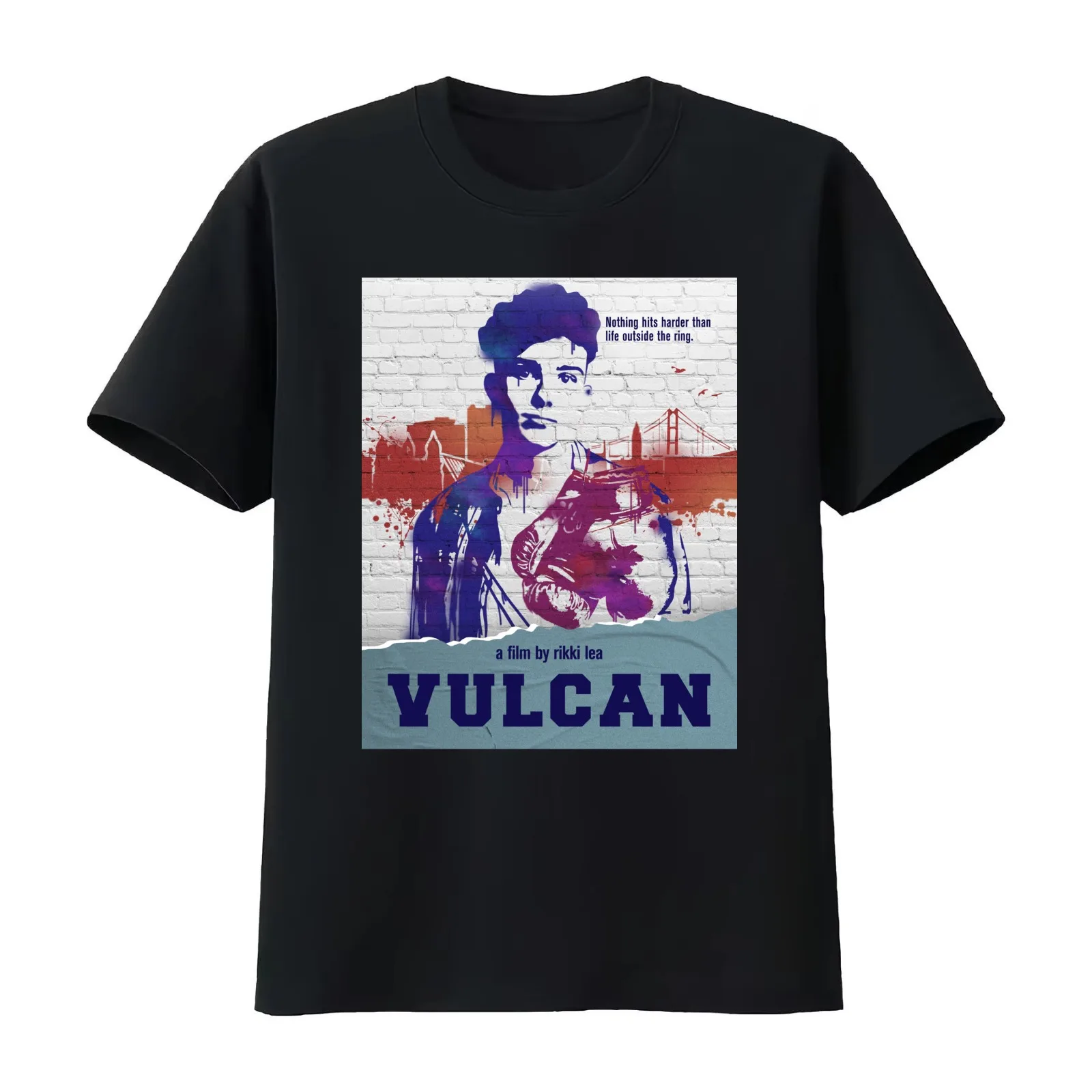Vulcan T-Shirt Summer Casual Cotton Tee Oversized Streetwear Tops Vintage Graphic Print Loose Fit Short Sleeve 100% Cotton