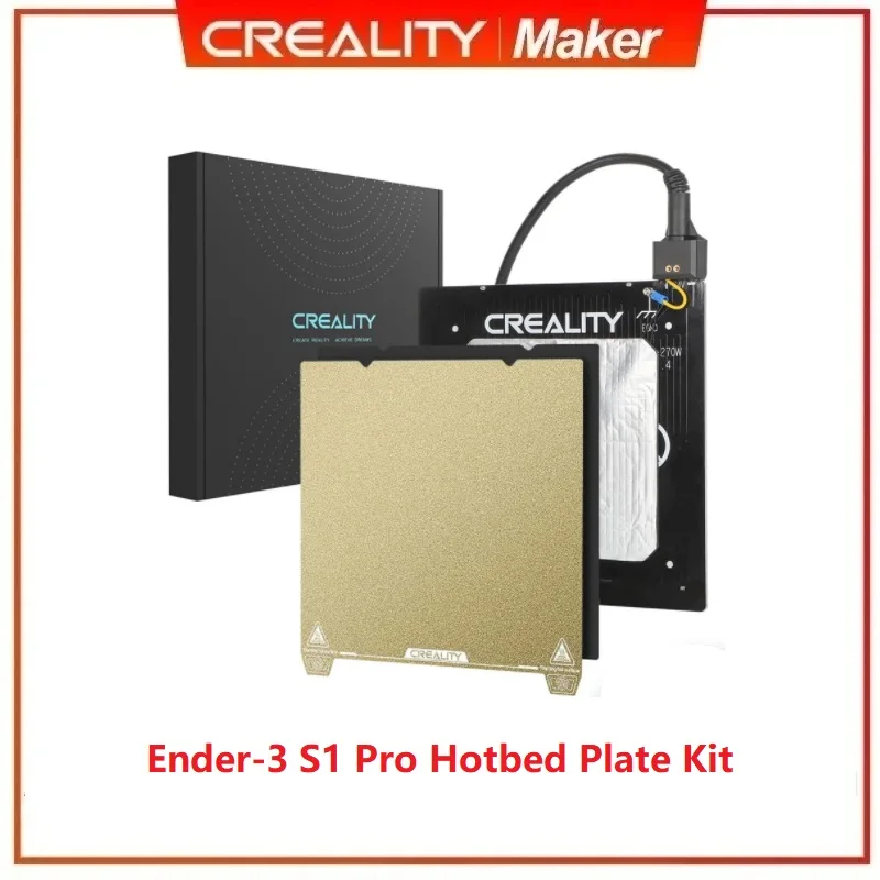 CREALITY 3D Printer Parts Ender-3 S1 Pro Hotbed Plate Kit 24V 270W Hotbed Bed Kit Replacement Heatbed Size 235*235*3mm