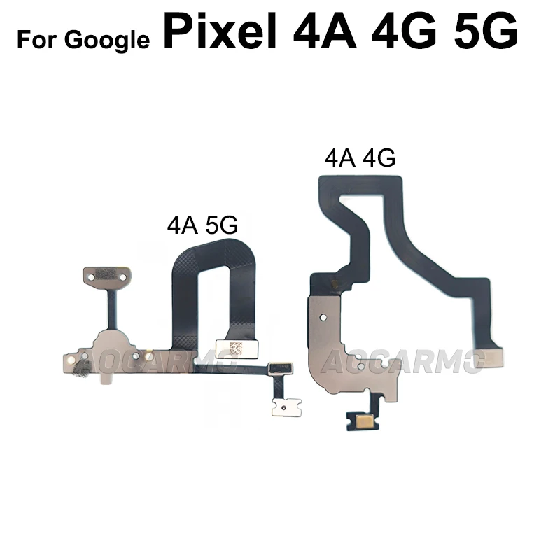 Aocarmo Cho Google Pixel 4A 4G 5G Flash Cảm Biến Cảm Ứng Có Micro Cổng Kết Nối Cáp Mềm Replacemnt Phần