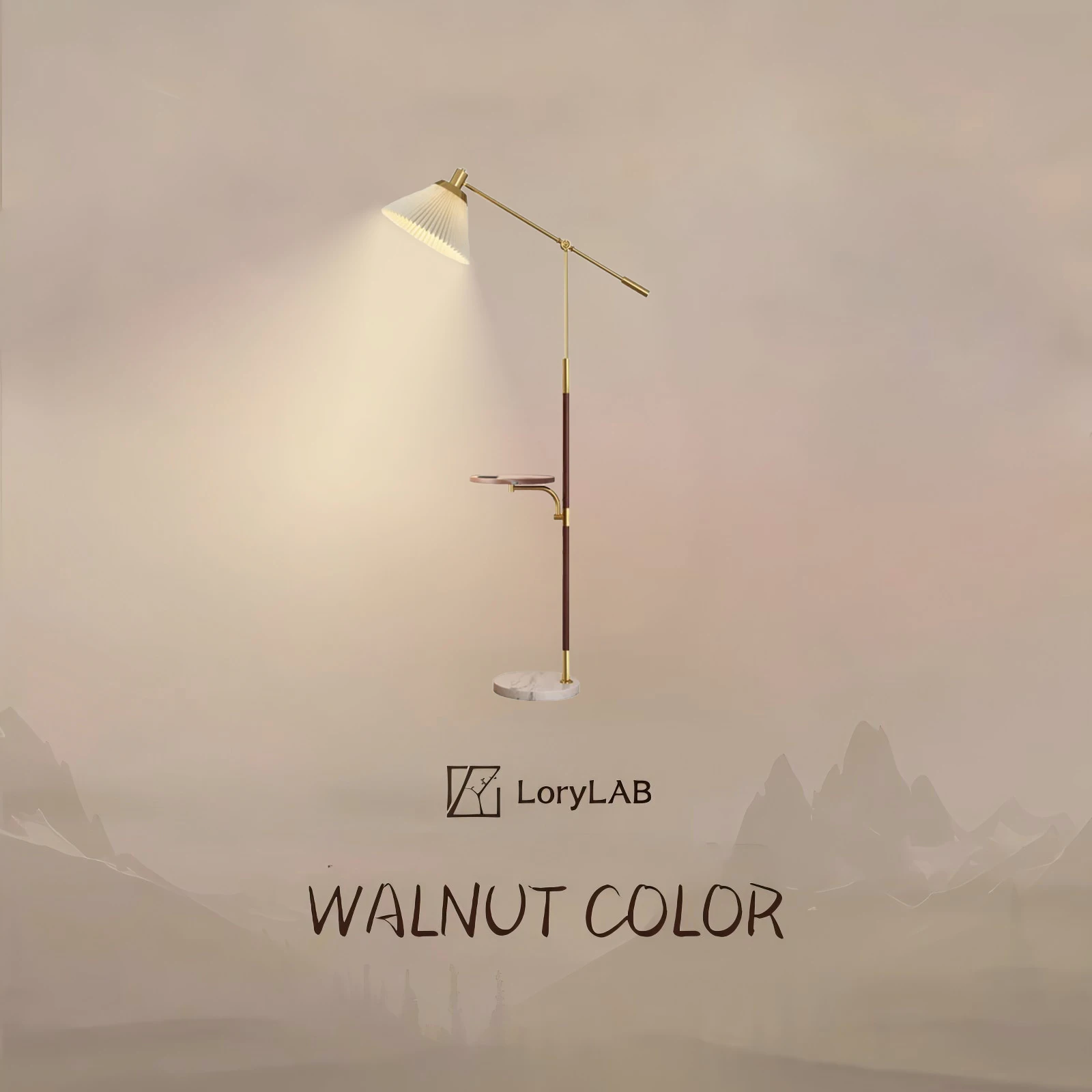 

American retro floor lamp for living room, creative sofa side table for bedroom, minimalist style desk lamp for study room, beds